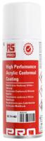714-462 RS PRO Transparent Acrylic Resin Conformal Coating, 200 ml Aerosol, -55°C min, +130°C max