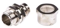 7tca296040r0127-spb20m20b Adaptaflex Swivel, Conduit Fitting, 20mm Nominal Size, M20, Brass, Silver IP54 rating
