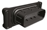 1-1418362-1 TE Connectivity, AMP MCP 1.5/2.8 Automotive Connector Plug Black Through Hole 62 Way, Solder Termination