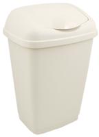 356-4709 RS PRO 50L White Flip Plastic Waste Bin