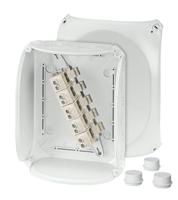 dk-2525-g HENSEL DK Series Grey Polycarbonate Terminal Box, IP55, IP66, 5 Terminals, 112 x 255 x 205mm