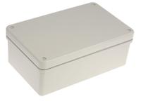 110162101 ROLEC Conform Series Grey Die Cast Aluminium Enclosure, IP66, IP67, Grey Lid, 266 x 166 x 100mm
