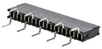 bcs-110-l-s-pe Samtec Straight Through Hole Mount PCB Socket, 10-Contact, 1-Row, 2.54mm Pitch, Solder Termination