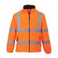 f300orr4xl Portwest Orange Unisex Hi Vis Fleece, 4XL