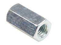 276-538 24mm Bright Zinc Plated Steel Coupling Nut, M8