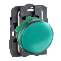 xb5av63 Schneider Electric, Harmony XB5, Panel Mount Green Pilot Light, 22mm Cutout, IP66, IP67, Round, 250V