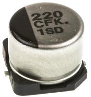 eeefk1c221ap Panasonic 220μF Aluminium Electrolytic Capacitor 16V dc, Surface Mount - EEEFK1C221AP