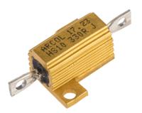 hs10-330r-j Arcol, 330Ω 10W Wire Wound Chassis Mount Resistor HS10 330R J ±5%