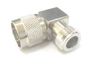 213-8223 RS PRO Right Angle 50Ω Coaxial Adapter Type N Plug to Type N Socket 6GHz