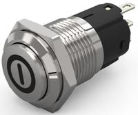 82-41611000b001 EAO 82 Series Push Button Switch, Momentary, Panel Mount, 16mm Cutout, SPDT, 240V, IP65, IP67