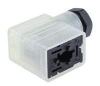 933571100-gml-209-nj-led-24-ye-black Hirschmann GML 2P+E DIN 43650 B, Female Solenoid Valve Connector with Indicator Light, 24 V ac/dc Voltage