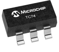 tc74a4-33vcttr Microchip Temperature Sensor, Digital Output, Surface Mount, I2C, SMBus, ±3°C