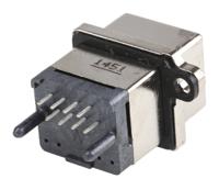 mrj548001 Amphenol Communications Solutions MRJ Series Female RJ45 Connector, Through Hole Straight 1 Port 8 -Way