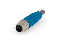 t4161120008-003 TE Connectivity Male 3 way M12 Plug to Female M12 Pigtail Cable Assembly, 1.5 m