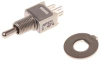 zl39s0101 APEM Toggle Switch, Panel Mount, On-Off-On, SPST, Solder Terminal