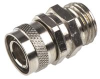 7tca296020r0059-sp12m16b Adaptaflex Swivel, Conduit Fitting, 12mm Nominal Size, M16, Brass, Silver IP54 rating