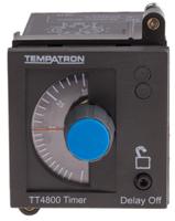 tt4802-12 Tempatron DIN Rail, Panel Mount Timer Relay, 110V ac, 2-Contact, 3 s → 30min, 1-Function, DPDT