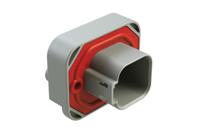 at15-6p-bm03gry Amphenol Industrial, AT Automotive Connector Plug Grey Flange Mount 6 Way AT15-6P-BM03GRY