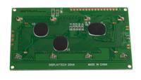 204a-gc-bc-3lp Displaytech 204A-GC-BC-3LP Alphanumeric LCD Display, White on Black, 4 Rows by 20 Characters, Transflective