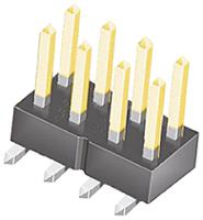 tsm-104-02-l-dv Samtec TSM Series Straight Surface Pin Header, 8 Contact(s), 2.54 mm Pitch, 2 Row, Unshrouded