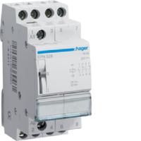 epn528 Hager DIN Rail Latching Relay, 24V Coil, DPDT