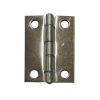 221-1575 RS PRO Stainless Steel Butt Hinge, Screw Fixing, 50mm x 38mm x 1.2mm
