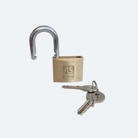 195-8245 RS PRO Key Brass, Stainless Steel Padlock, Keyed Alike, 6mm Shackle, 40mm Body