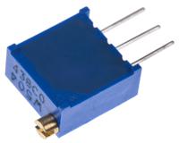 3296w-1-504lf 500kΩ, Through Hole Trimmer Potentiometer 0.5W Top Adjust Bourns, 3296