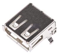 61400416021 Wurth Elektronik Right Angle, Socket Type A USB Connector
