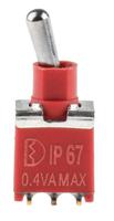 401-686 RS PRO Toggle Switch, PCB Mount, On-On, SPDT, Through Hole Terminal