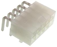 39-30-1100 Molex Mini-Fit Jr Series Right Angle Through Hole PCB Header, 10 Contact(s), 4.2 mm Pitch, 2 Row, Shrouded