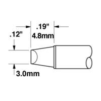 sttc-813 Metcal STTC-813 3 mm Chisel Soldering Iron Tip