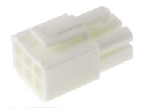 elp-06v JST, EL Male Connector Housing, 6 Way, 2 Row