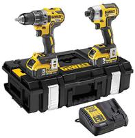 dck266p2-gb DeWALT DCK266P2-GB, 18V Cordless Power Tool Kit, Type G - British 3-Pin