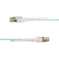 450fblclc8pp StarTech.com LC to LC Duplex Multi Mode OM4 Fibre Optic Cable, Light Blue, 8m