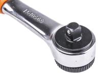 6950rn Bahco 1/4 in Square Ratchet with Ratchet Handle, 120 mm Overall