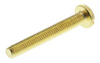 483-1561 RS PRO Slot M4 Pan Brass Machine Screws DIN 85 x 30.0mm