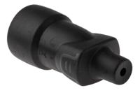 0-504-46 Legrand French Mains Connector, 16A Black, Cable Mount Rubber Screw, 250 V