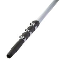 2977 Vikan Grey Telescopic Broom Handle, 1.88m, for use with Cleaning on Top of Overhead Pipe, High Walls and Tank