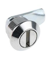 f286-01-2 Euro-Locks a Lowe & Fletcher group Company Camlock, 16mm Panel-to-Tongue, 23 x 20.2mm Cutout, Slotted Head Unlock