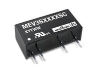 mev3s0509sc Murata Power Solutions MEV3 DC-DC Converter, 9V dc/ 333mA Output, 4.5 → 5.5 V dc Input, 3W, Through Hole, +85°C