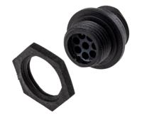 px041208p Bulgin Circular Connector, 8 Contacts, Front, Miniature Connector, Plug, Male, IP68, Buccaneer 400 Series