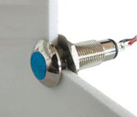 537-930-63 Marl Blue Panel Mount Indicator, 12 → 28V, 8.1mm Mounting Hole Size, Solder Tab Termination, IP67