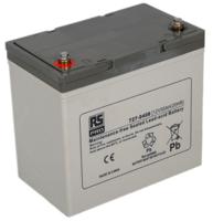 727-0408 RS PRO 12V T6 Sealed Lead Acid Battery, 55Ah