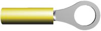 321019 TE Connectivity, PIDG Insulated Ring Terminal, M3.5 Stud Size, 0.1mm² to 0.4mm² Wire Size, Yellow