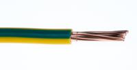 836-0937 RS PRO Green/Yellow 10mm² Hook Up Wire, 8 AWG, 7/1.34 mm, 100m, PVC Insulation