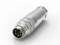 210-0226 RS PRO 5 Pole M16 Din, 5A, 250 V IP67, Screw Lock, Male, Cable Mount