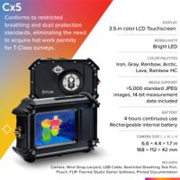 flir-cx5 FLIR Cx5 ATEX Thermal Imaging Camera, -20 → 400 °C, 160 x 120pixel Detector Resolution