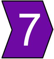 515-03952-hgdc2-5-7-pvc-vt HellermannTyton Helagrip Slide On Cable Markers, White on Violet, Pre-printed "7", 2 → 5mm Cable, 515-03952