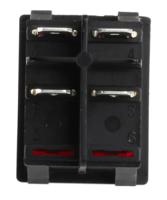 sx8211881g110000 Molveno Illuminated DPST, On-Off Rocker Switch Panel Mount
